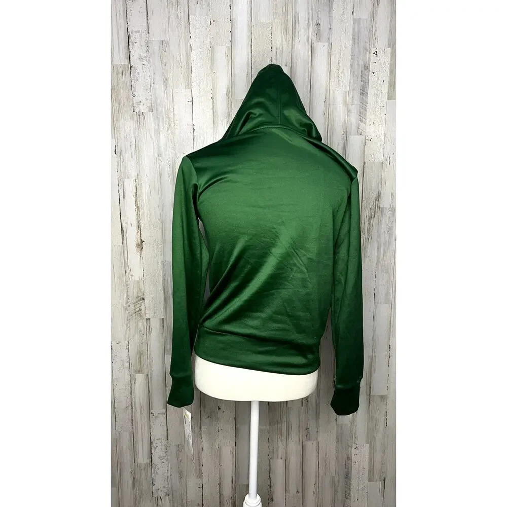 NWT New York Jets Green Girl's Sparkle Pullover Hoodie Long Sleeve Football - Picture 4 of 5